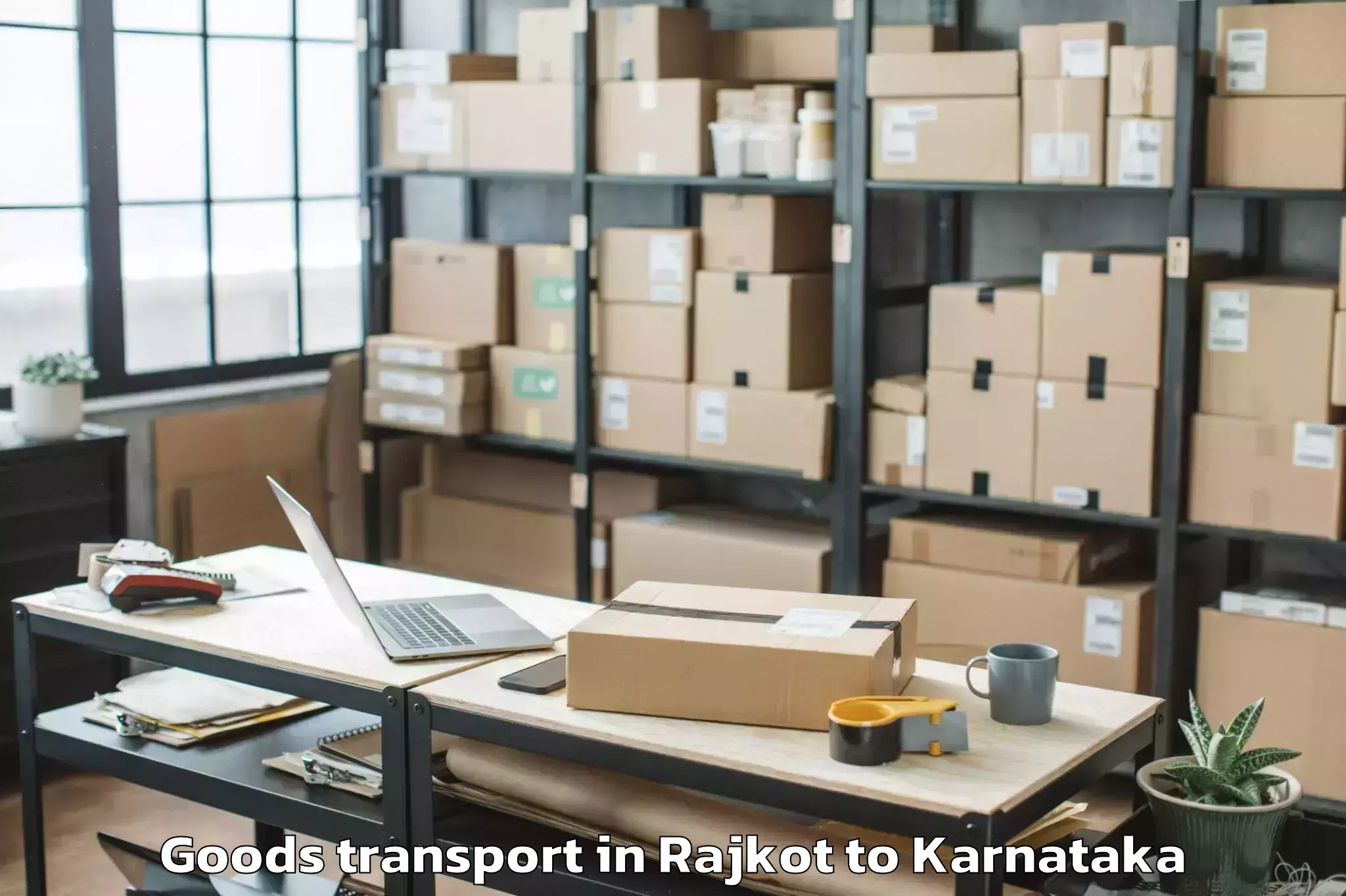 Top Rajkot to Belagavi Airport Ixg Goods Transport Available